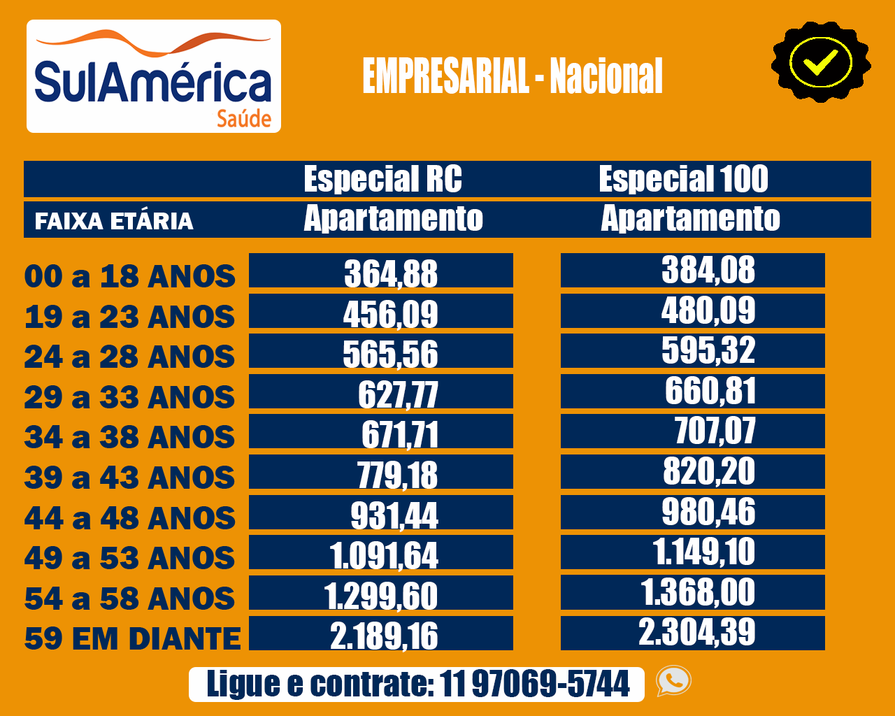 SulAmérica Saúde Especial 100 - Plano de Saúde SulAmérica 2024